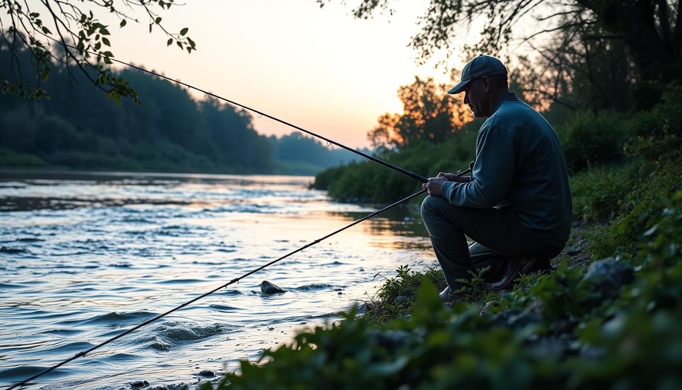 Aalangeln am Fluss: So findest du die besten Plätze