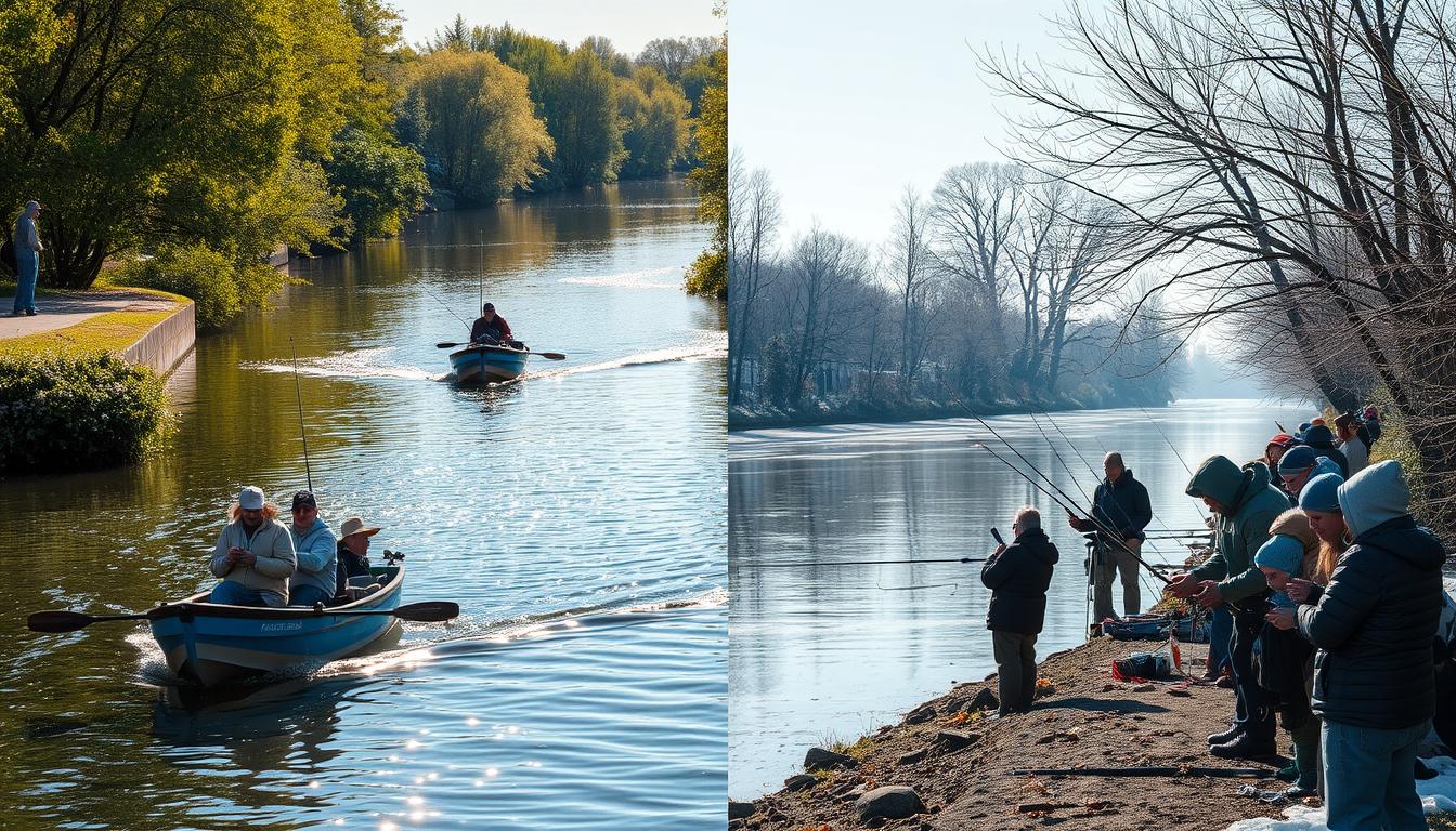 Kanalangeln im Sommer & Winter – Unterschiede und Taktiken
